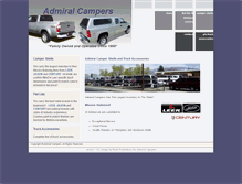 Tablet Screenshot of admiralcampers.com